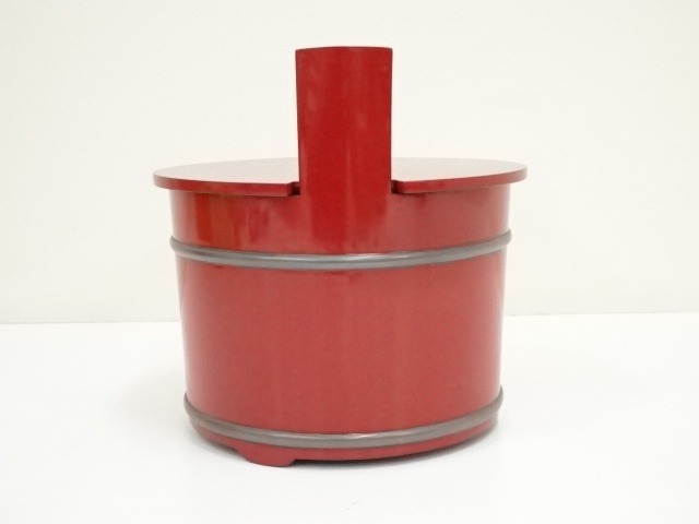 道具 ] - 道具 朱漆塗手桶水指（保護箱） | ネットショップ圭 netshop